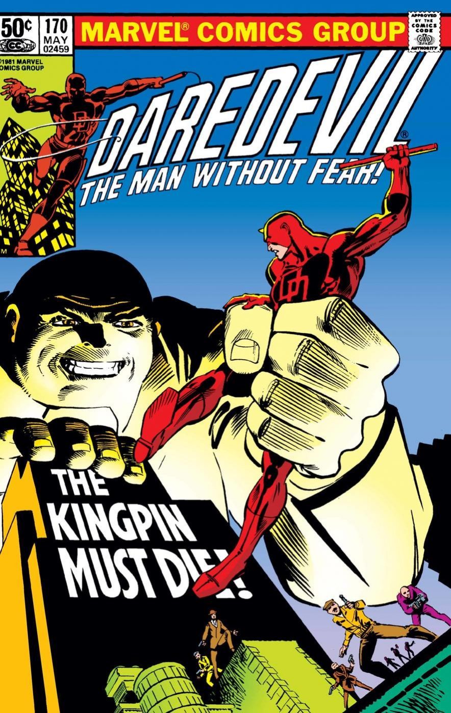 Daredevil 170, copertina di Frank Miller