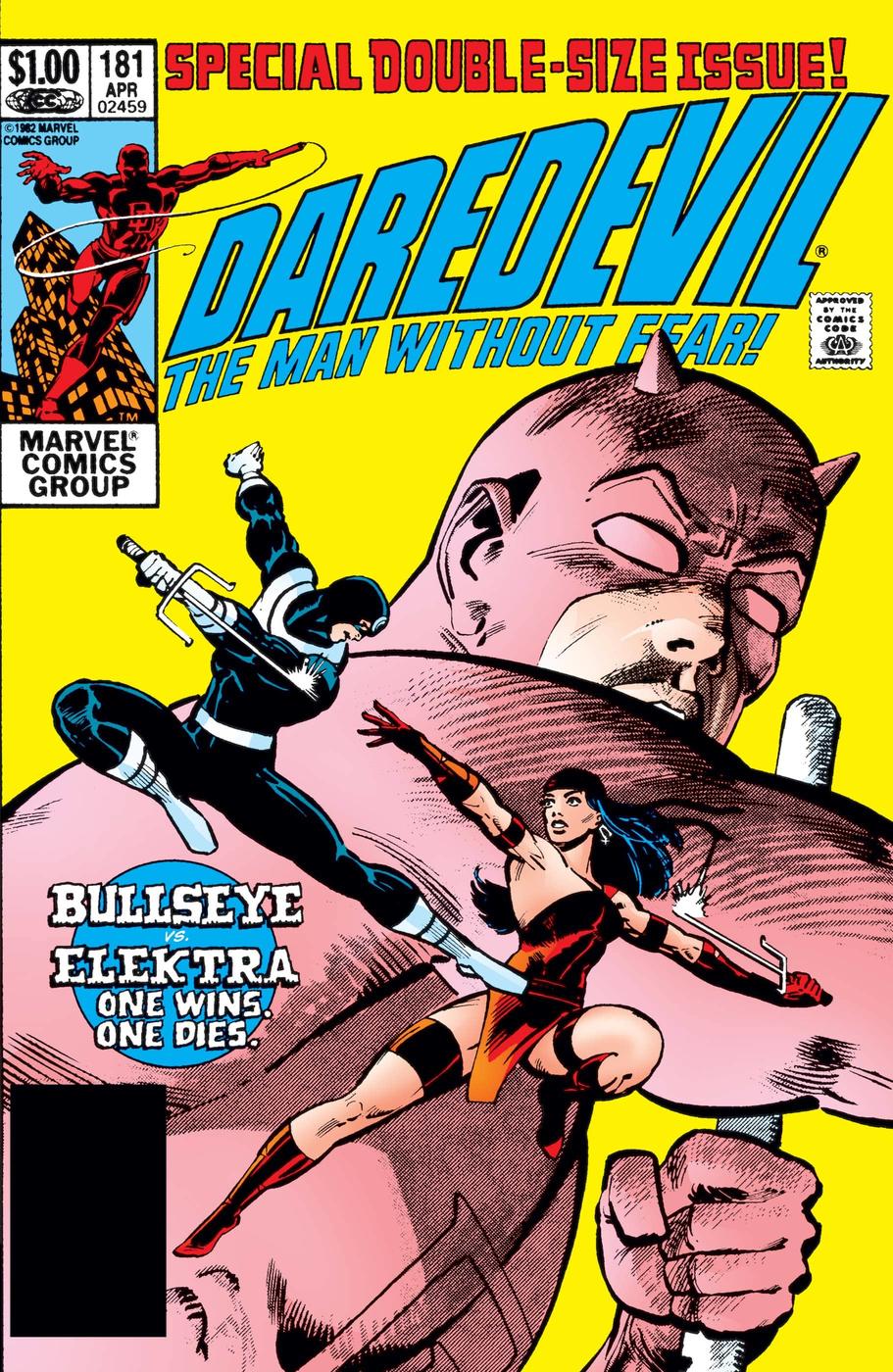 Daredevil 181, copertina di Frank Miller