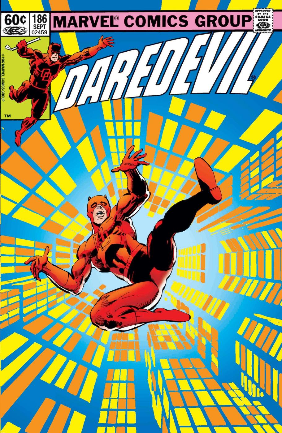 Daredevil 186, copertina di Frank Miller