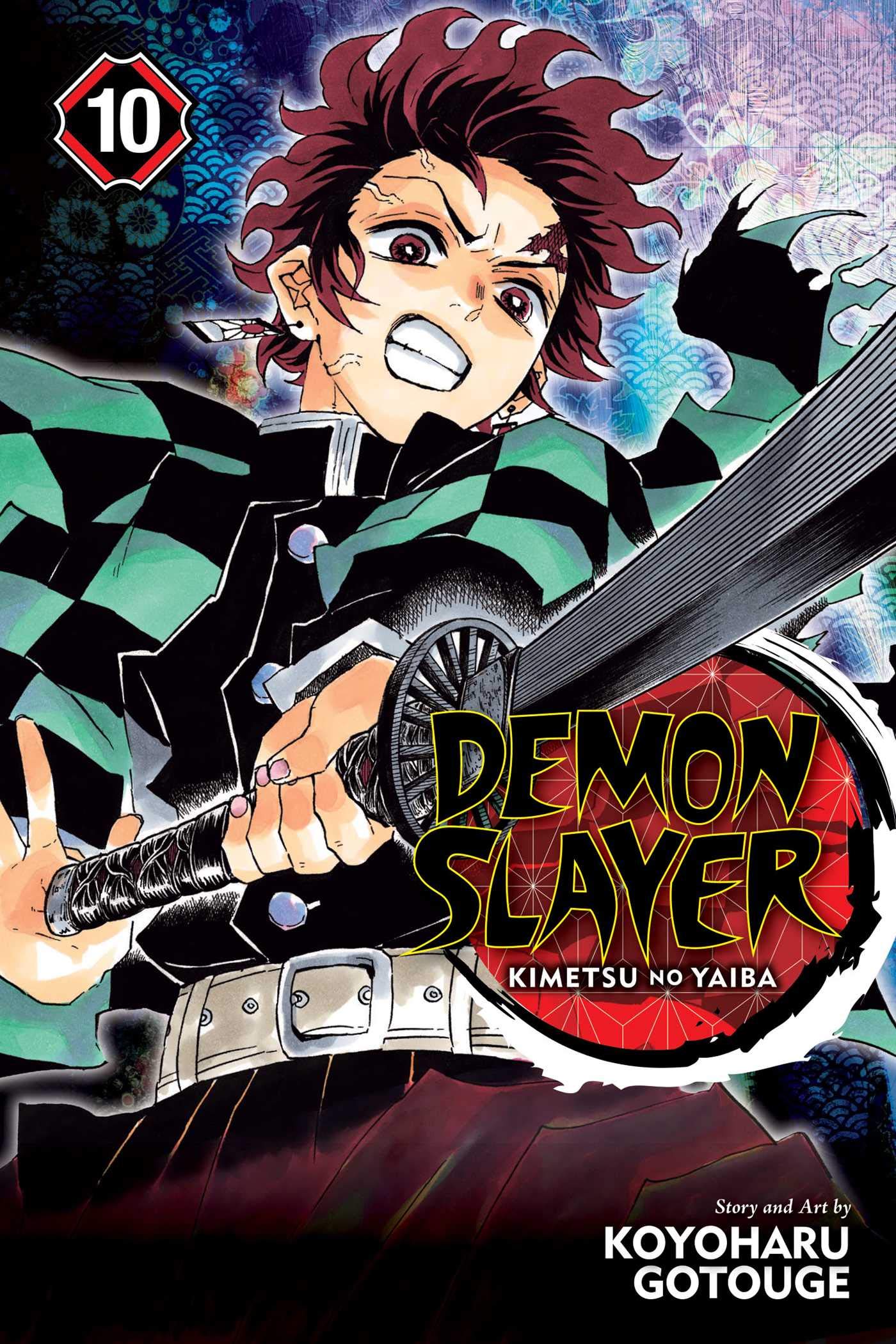 Demon Slater - Kimetsu no Yaiba 10, copertina di Koyoharu Gotouge