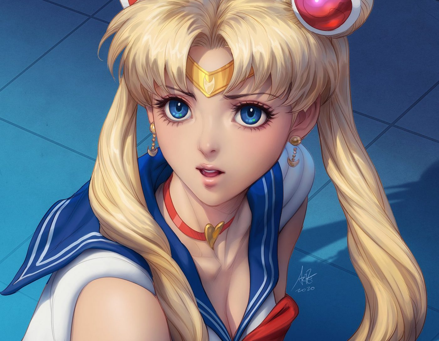 Pretty Guardian Sailor Moon, illustrazione di Stanley “Artgerm” Lau