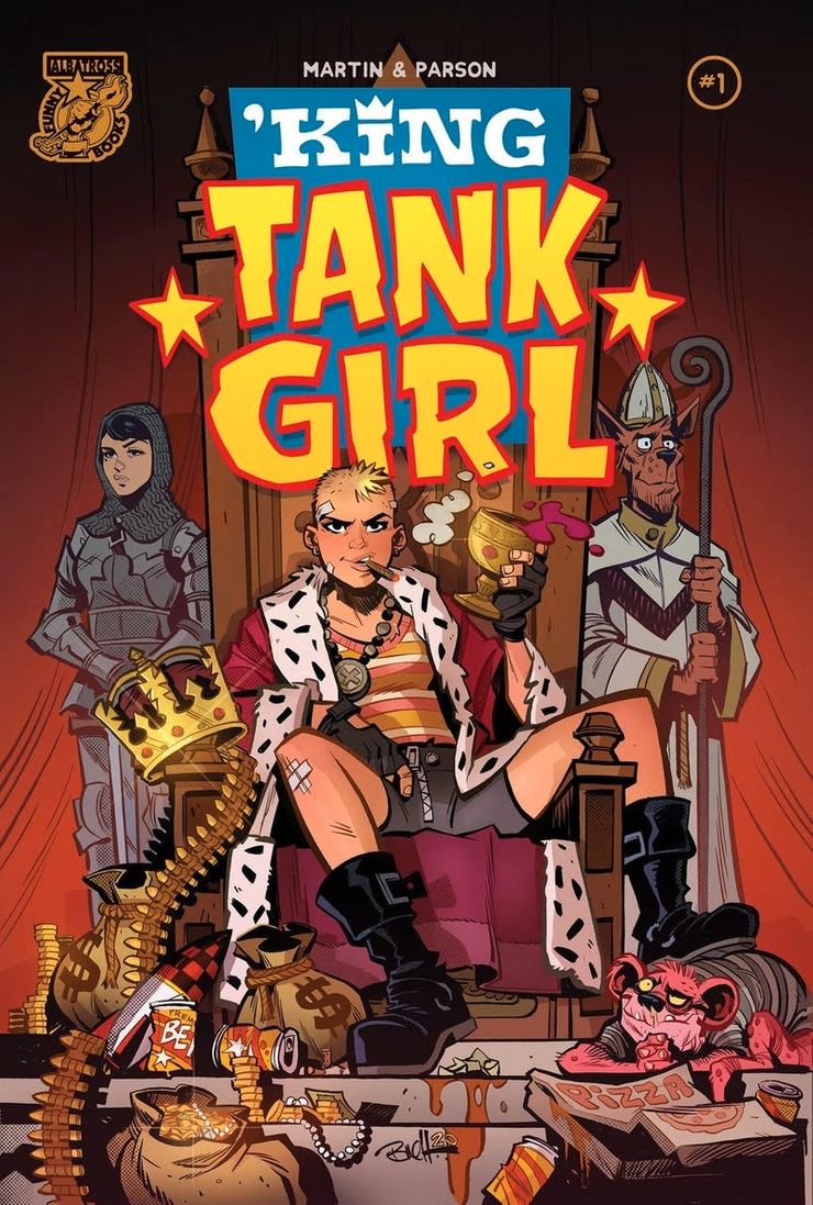 King Tank Girl #1, copertina