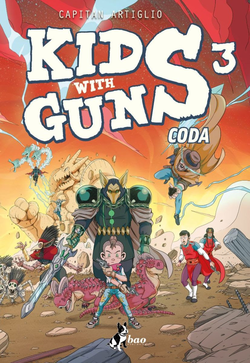 Kids With Guns vol. 3: Coda, copertina di Capitan Artiglio