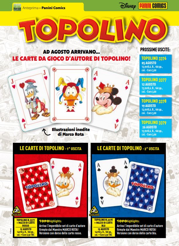 Topolino carte Marco Rota