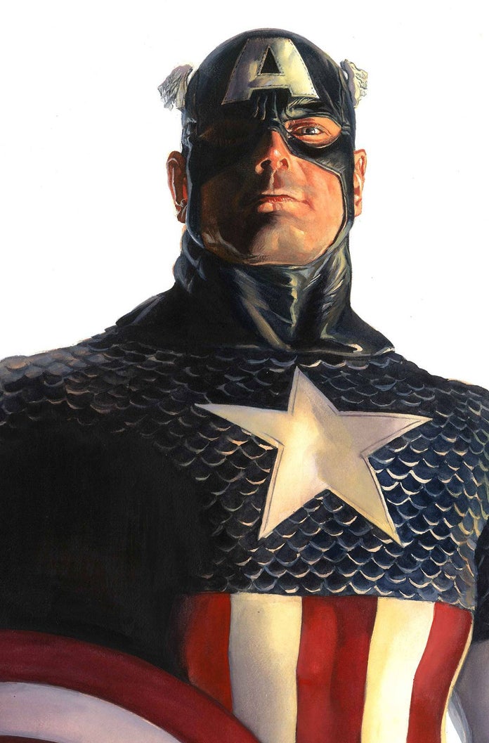 Captain America, illustrazione di Alex Ross