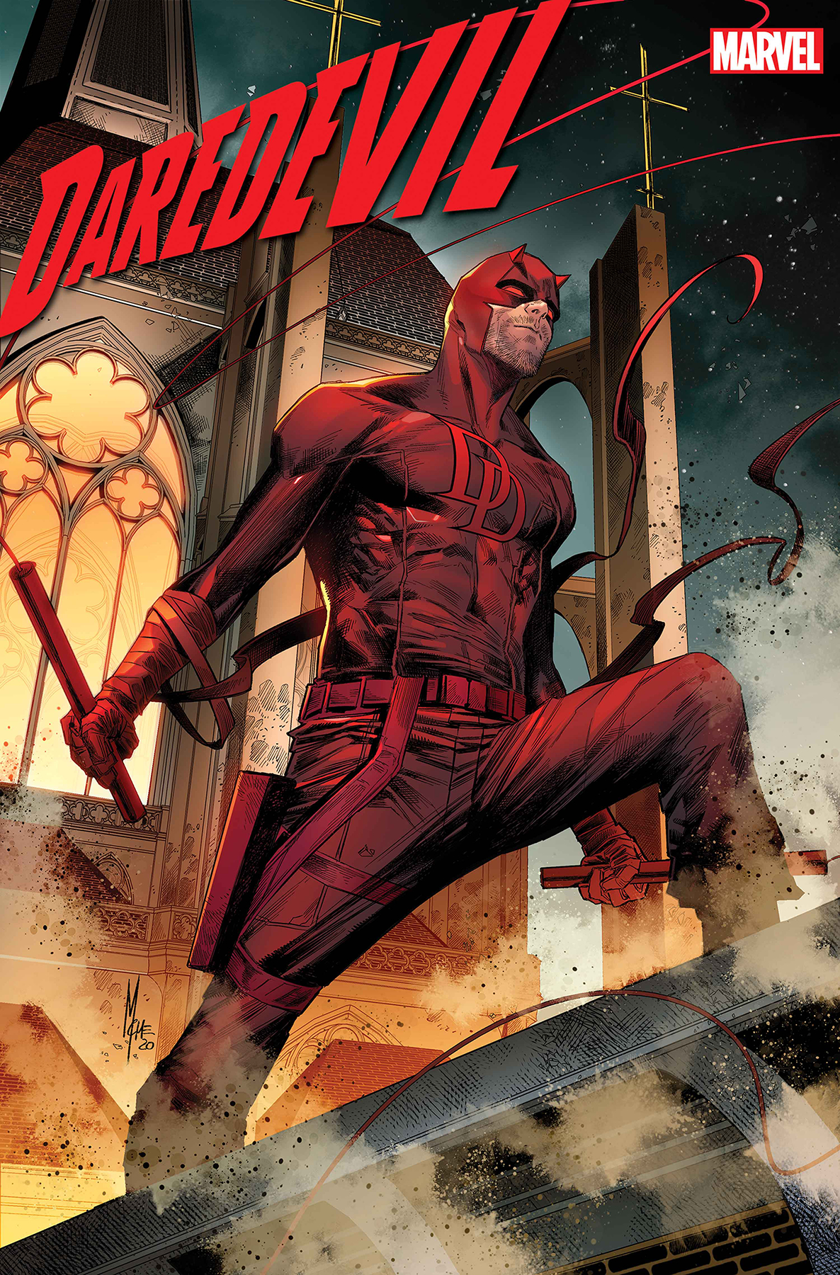 Daredevil #20, variant cover di Marco Checchetto