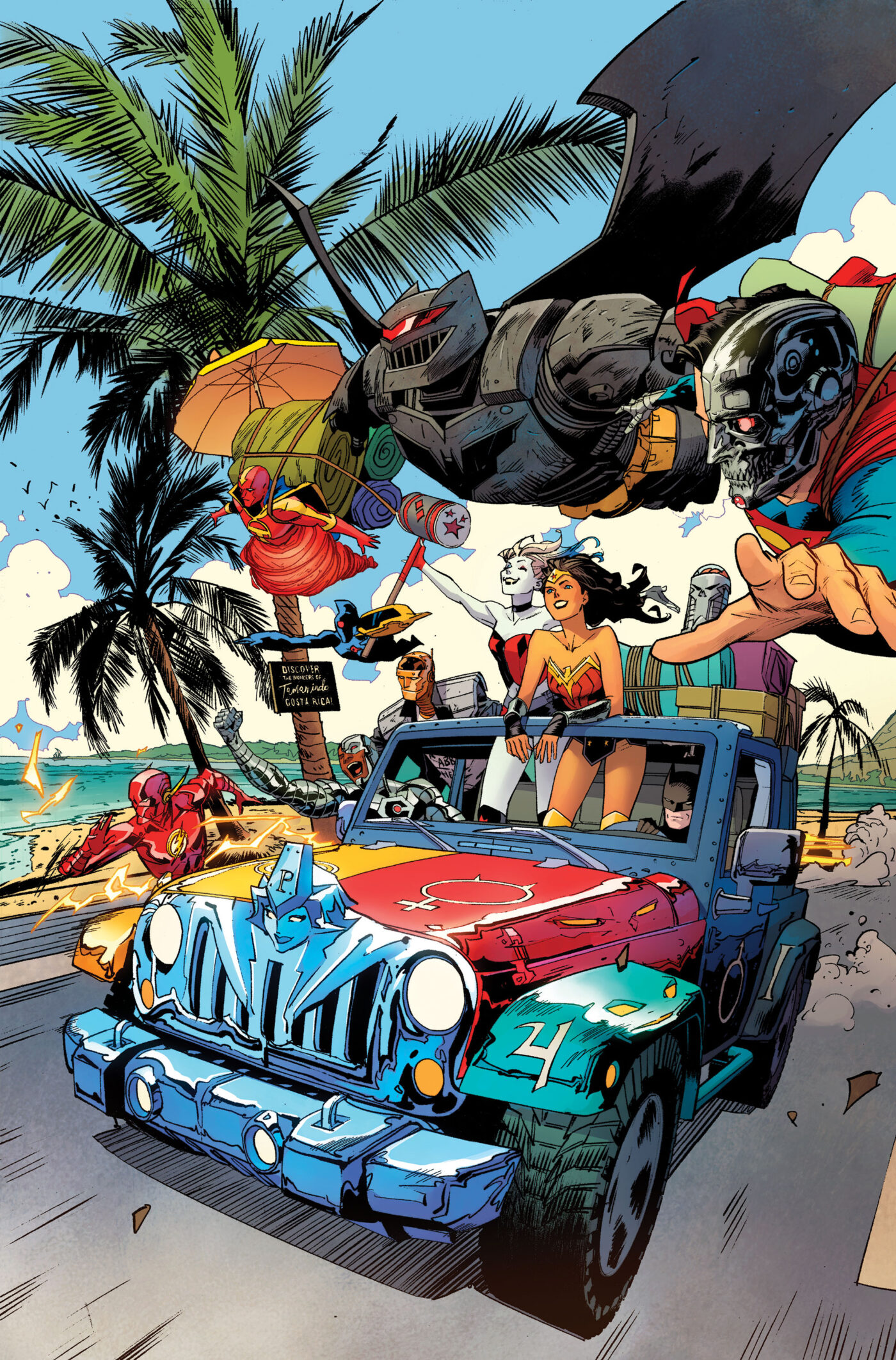 DC Cybernetic Summer, copertina di Dan Mora