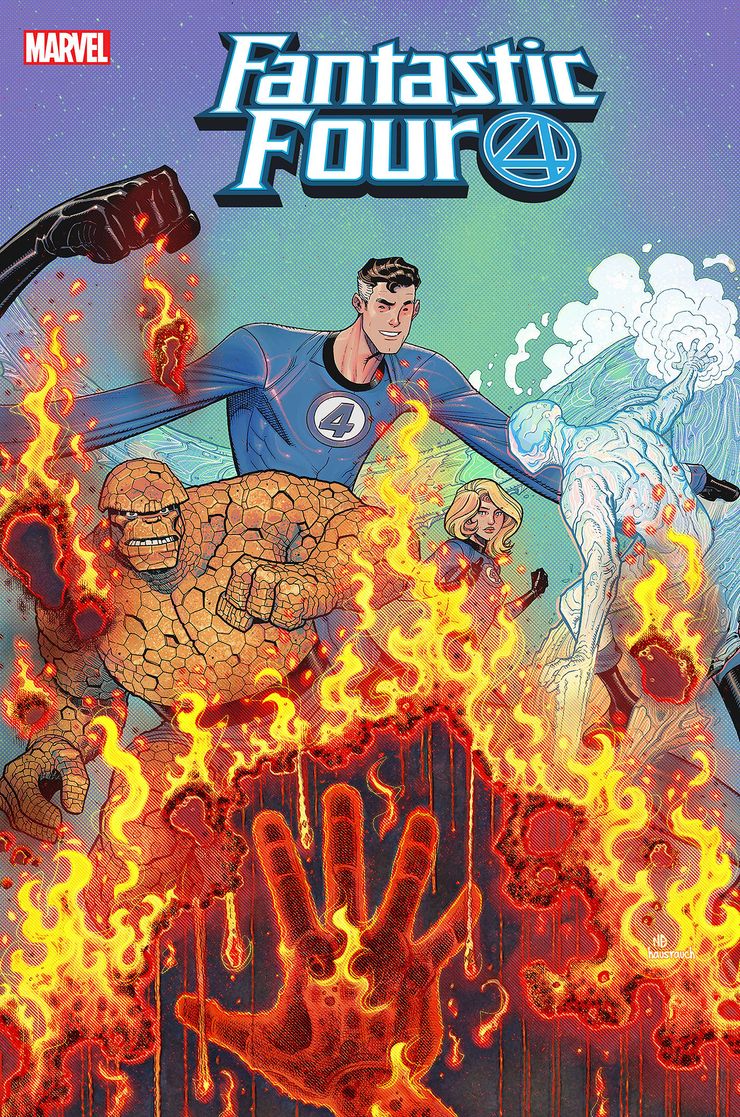 Fantastic Four #24, copertina di Nick Bradshaw