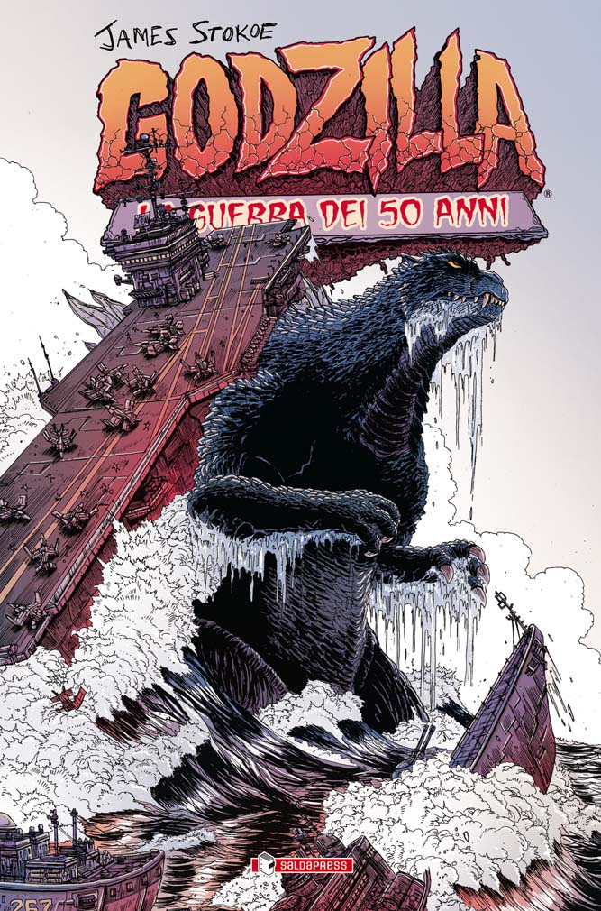 Godzilla: La guerra dei 50 anni, copertina di James Stokoe