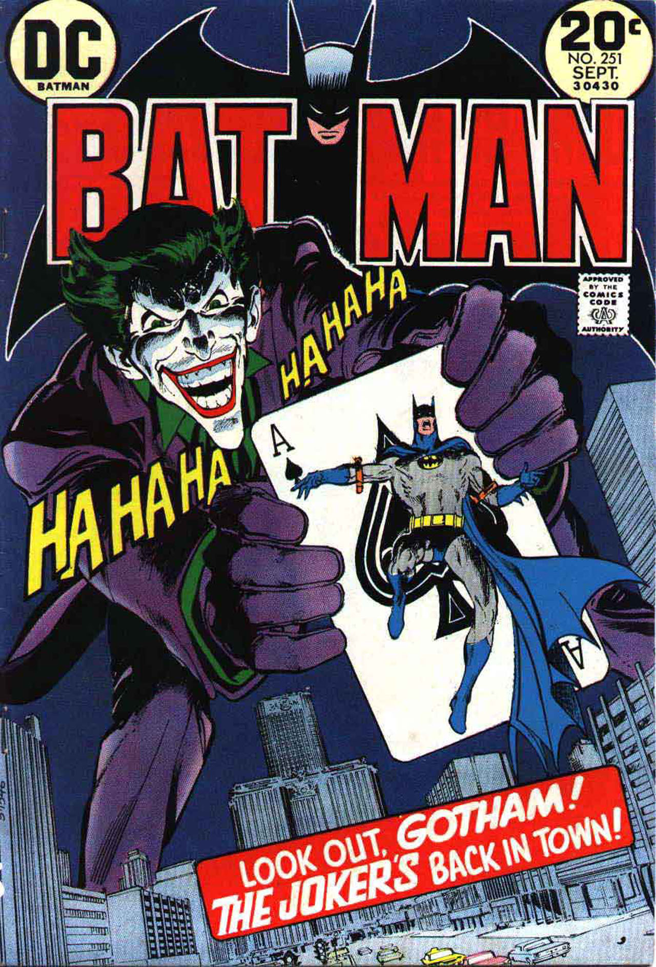 Batman #251, copertina di Neal Adams