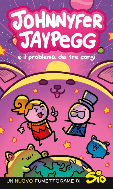 Johnnyfer Jaypegg e il problema dei tre corgi, copertina di Sio