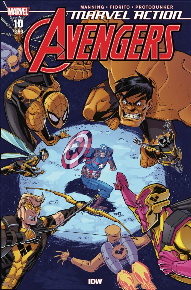 Marvel Action: Avengers #10, copertina di Jon Sommariva