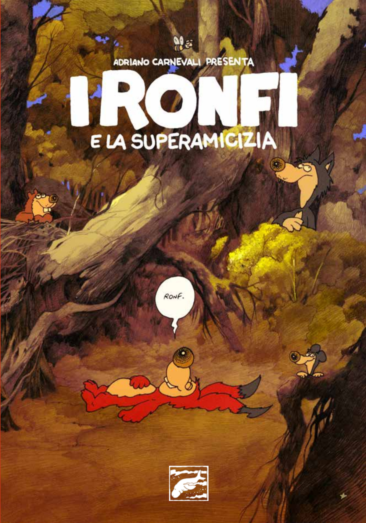 I Ronfi e la superamicizia, copertina di LRNZ