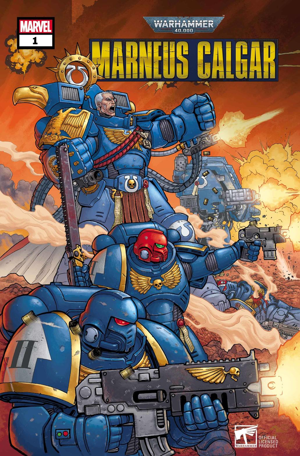 Warhammer 40,000: Marneus Calgar #1, copertina di Jacen Burrows