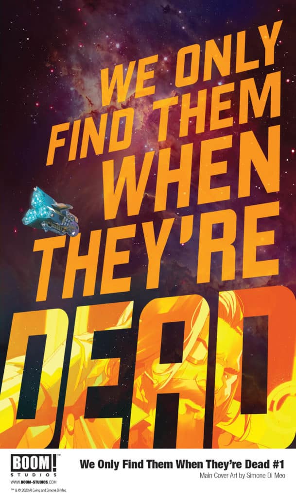 We Only Find Them When They're Dead #1, copertina di Simone Di Meo