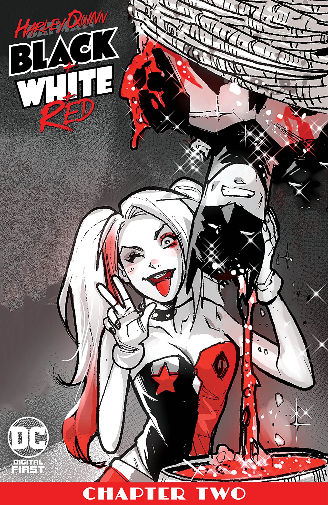 Harley Quinn: Black + White + Red #2, copertina di Mirka Andolfo