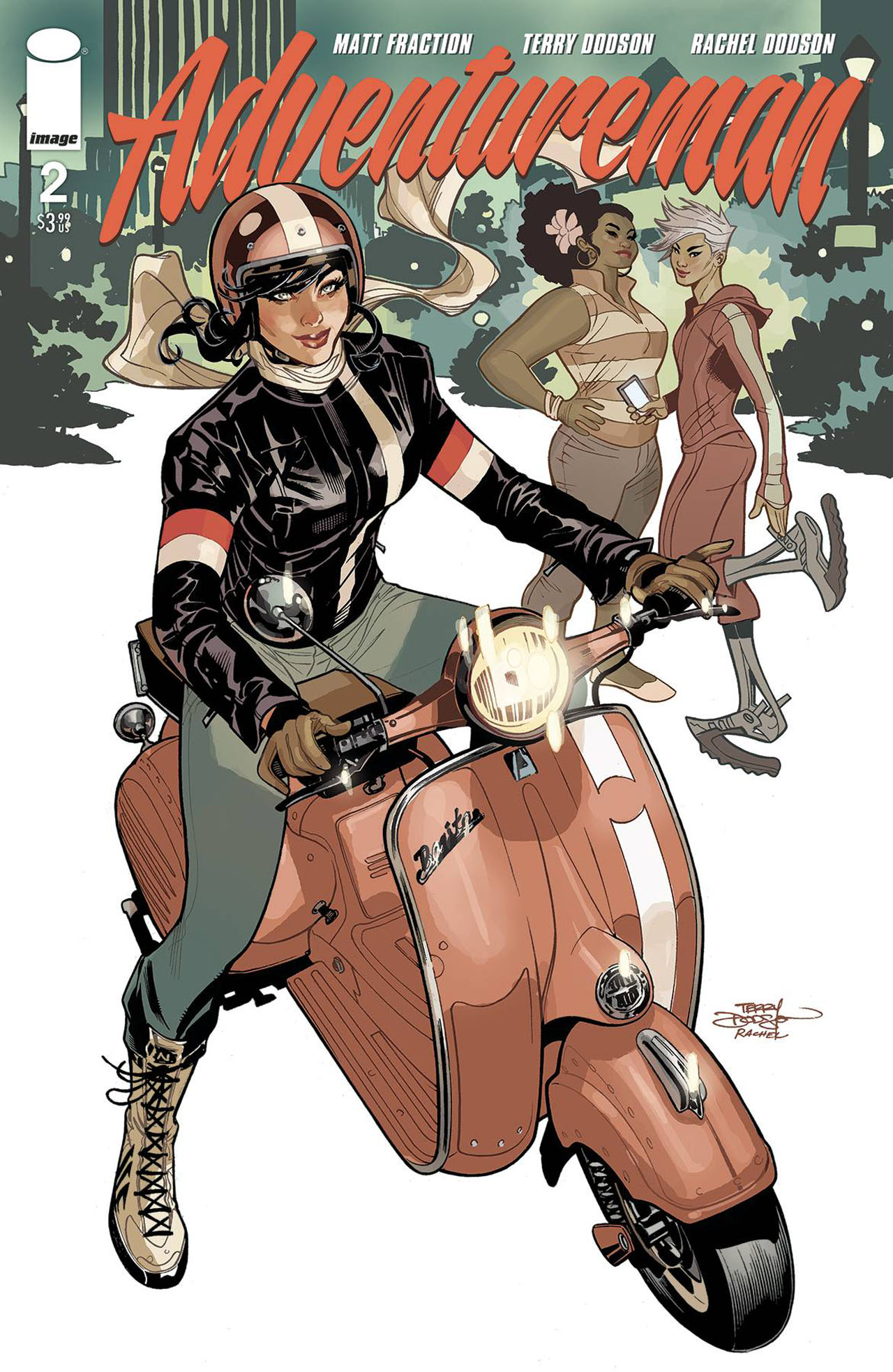 Adventureman #2, copertina di Terry Dodson