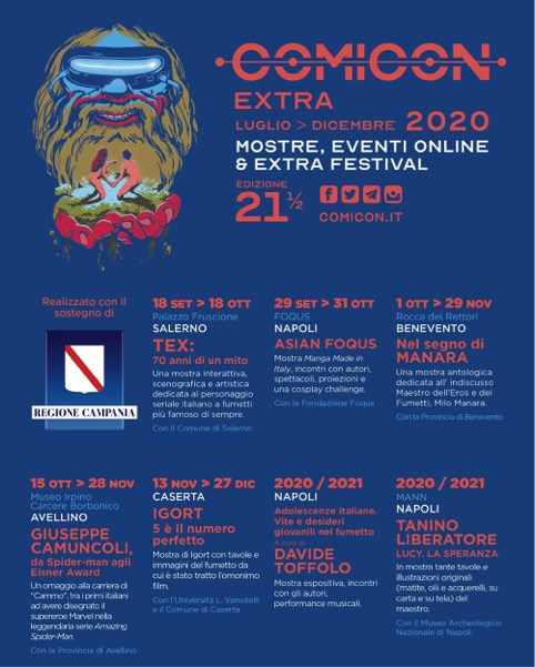 Comicon 2020, il programma