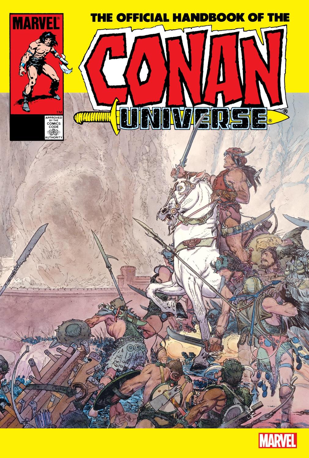 Official Handbook of the Conan Universe Anniversary Edition, copertina di Michael Kaluta