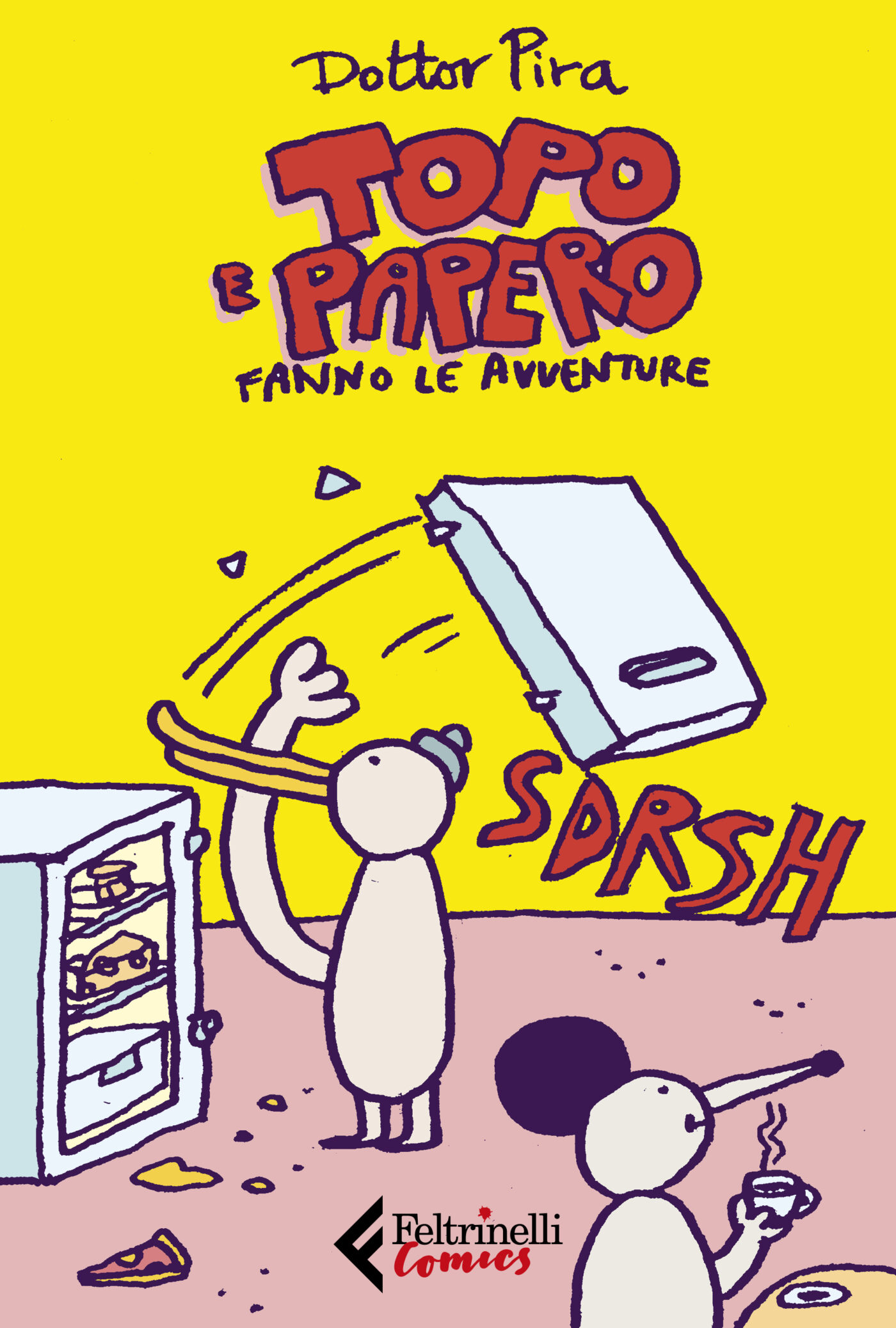 Topo e Papero fanno le avventure, copertina di Dottor Pira