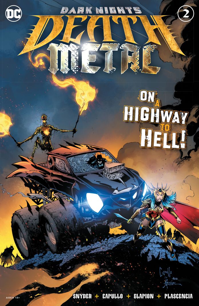 Death Metal #2, copertina di Greg Capullo