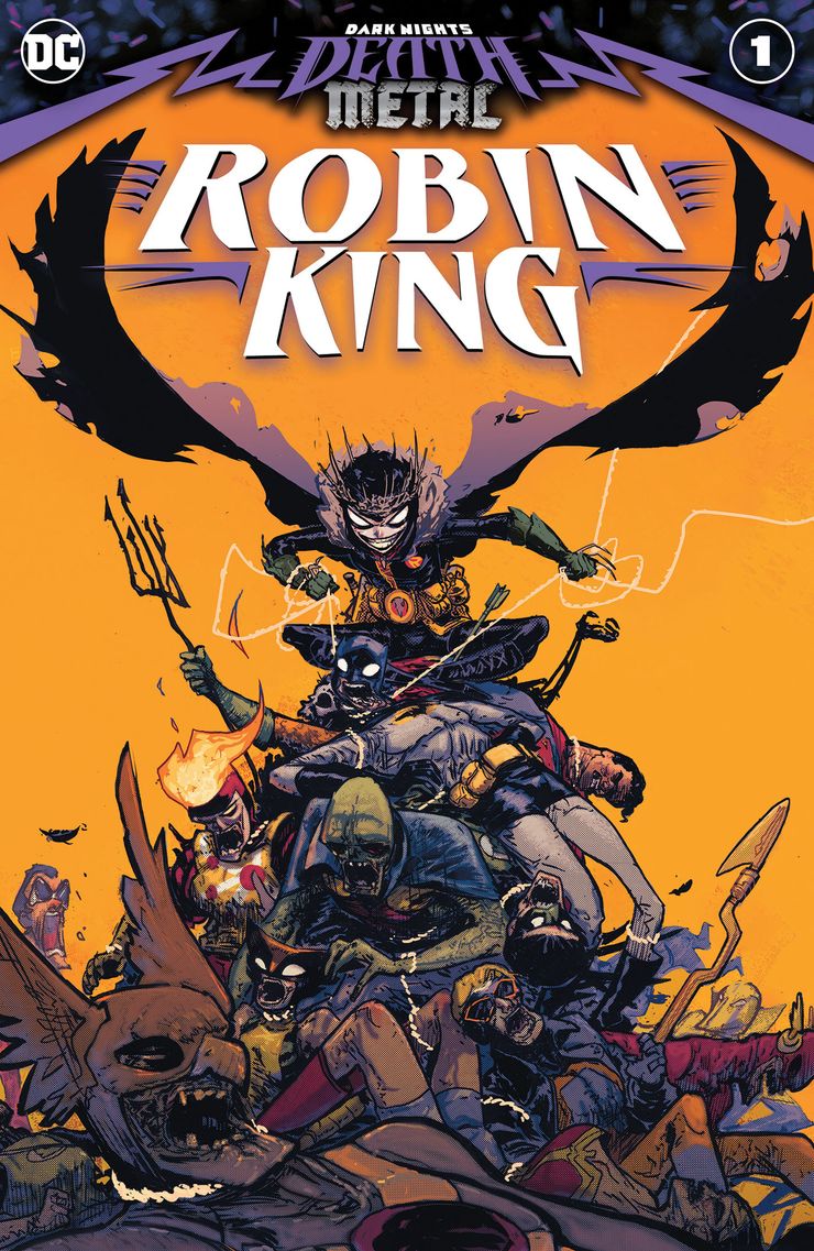 Dark Nights: Death Metal Robin King #1, copertina di Riley Rossmo