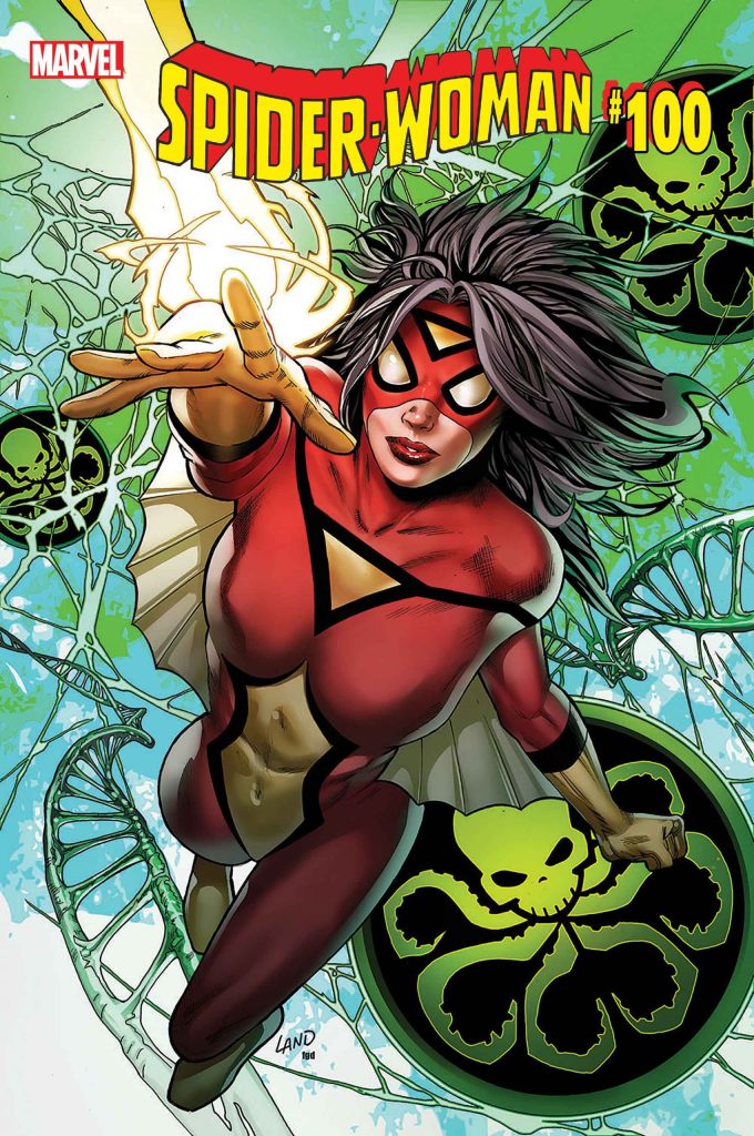 Spider-Woman #5, copertina di Greg Land