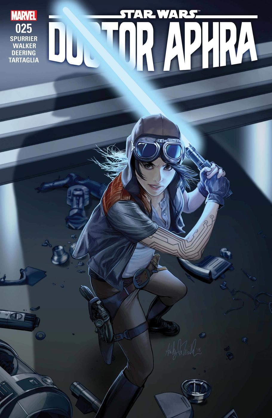 Star Wars: Doctor Aphra #25, copertina di Ashley Witter