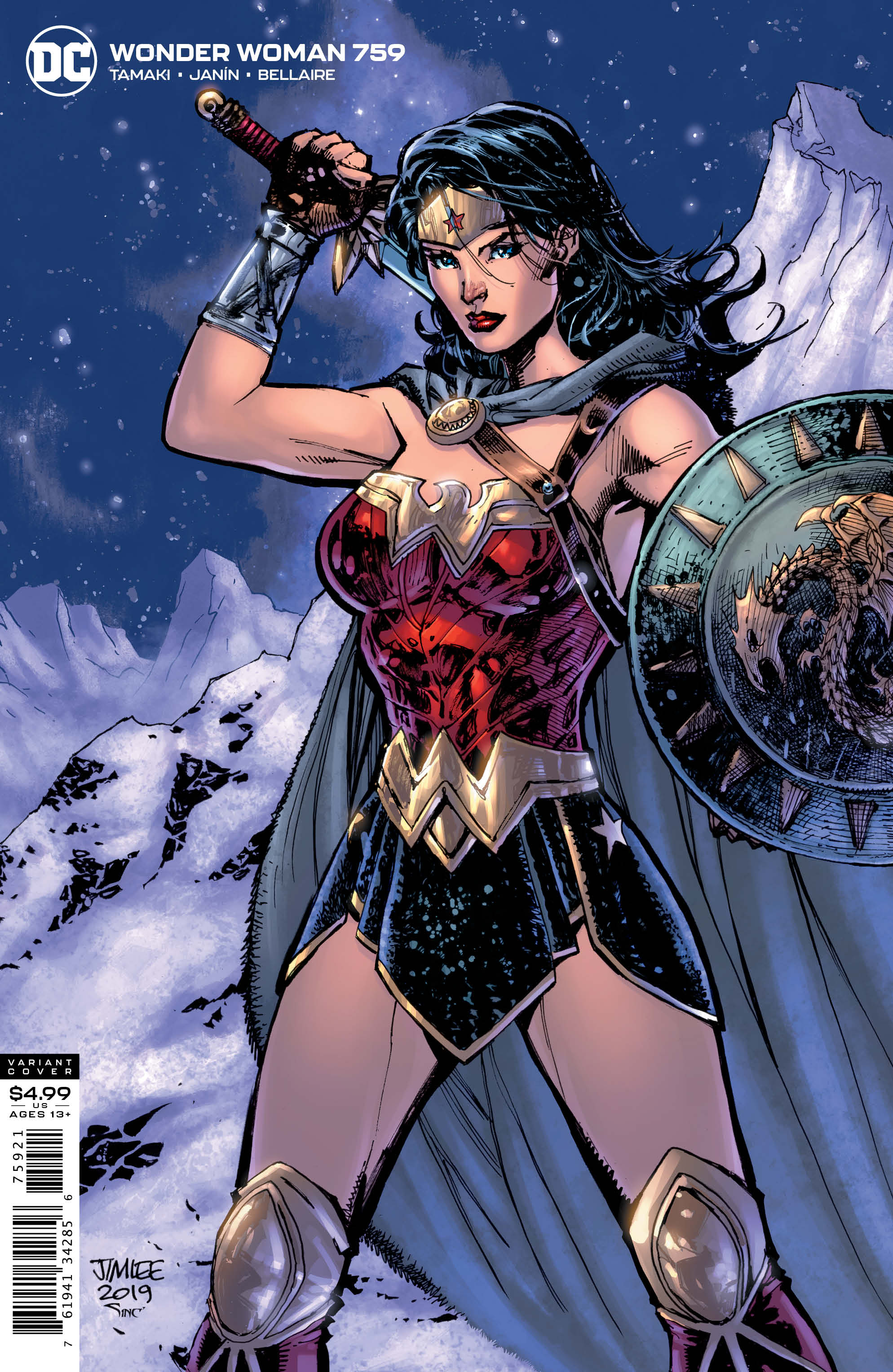 Wonder Woman #759, variant cover di Jim Lee