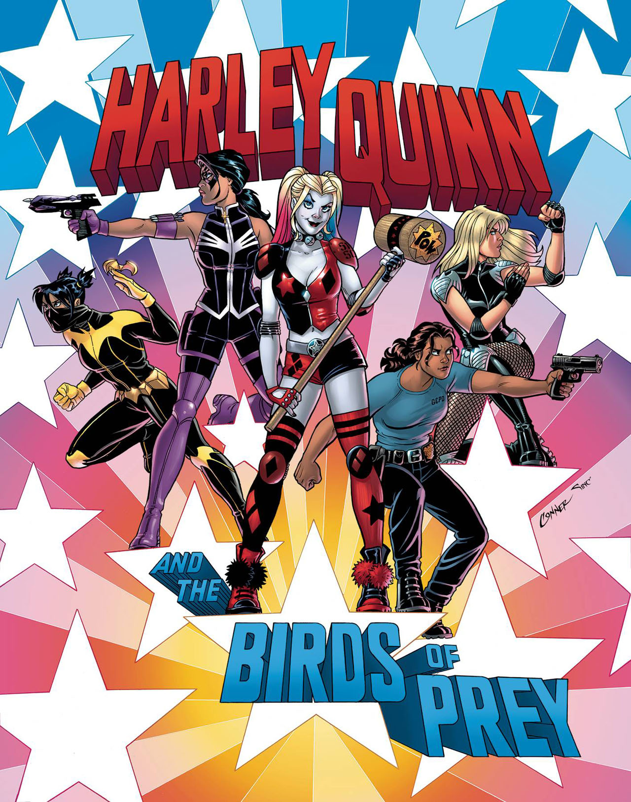 Harley Quinn and the Birds of Prey #3, copertina di Amanda Conner