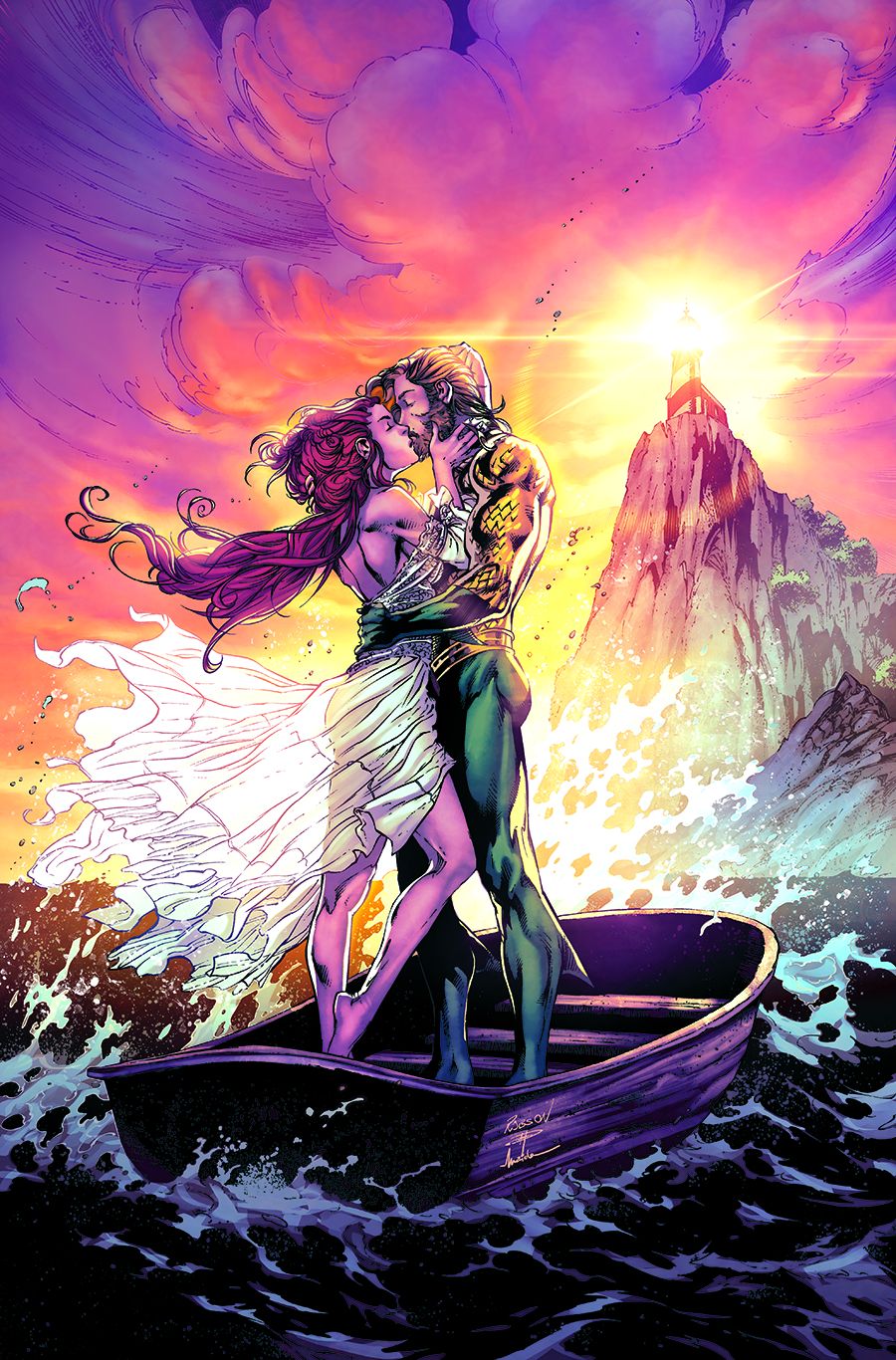 Aquaman #65, copertina di Robson Rocha