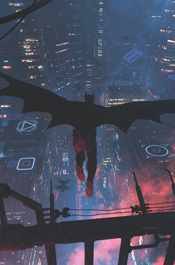 Batman di John Ridley, illustrazione di Ladrönn