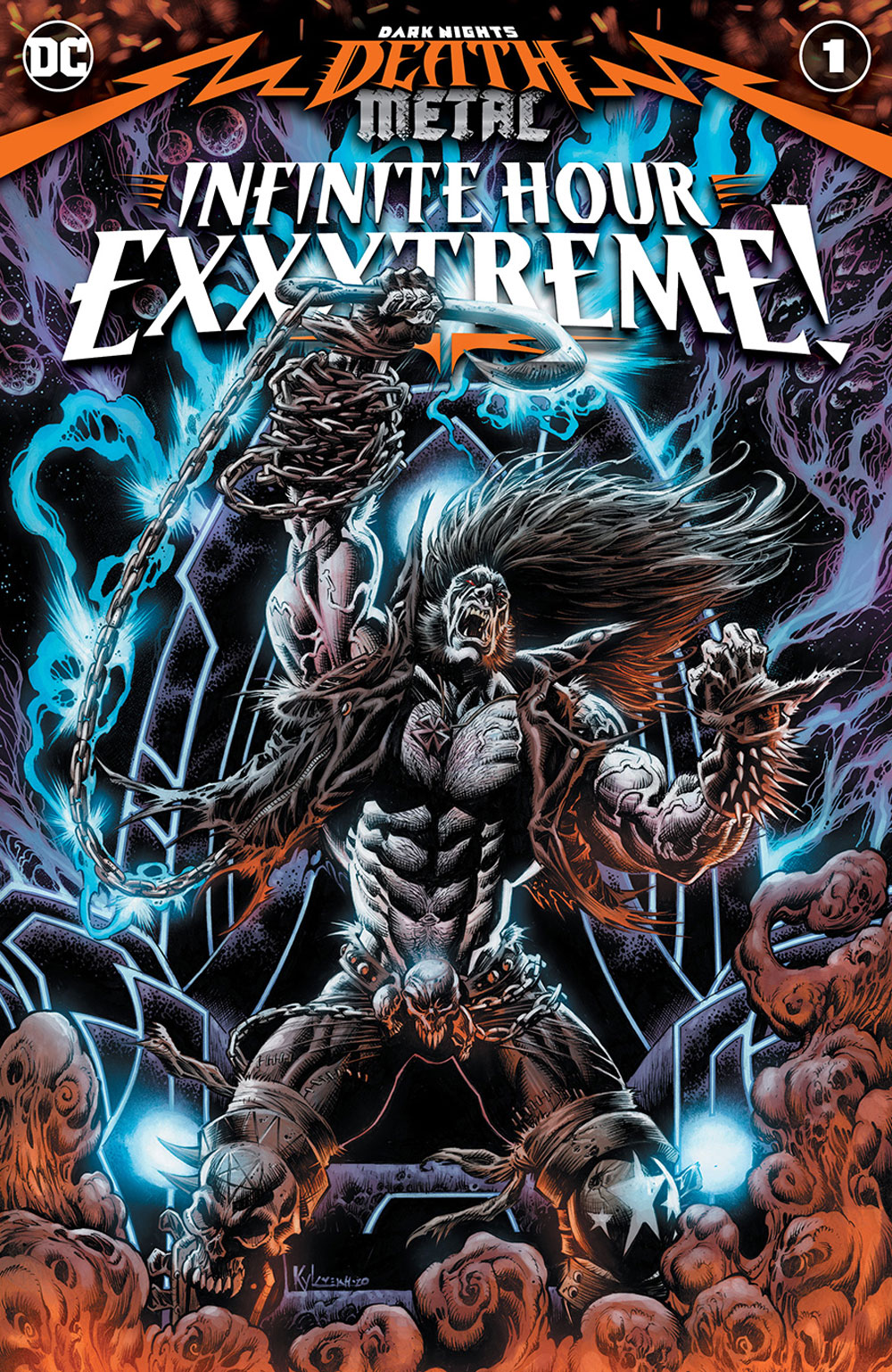 Dark Nights: Death Metal – Infinite Hour Exxxtreme!, copertina di Kyle Hotz