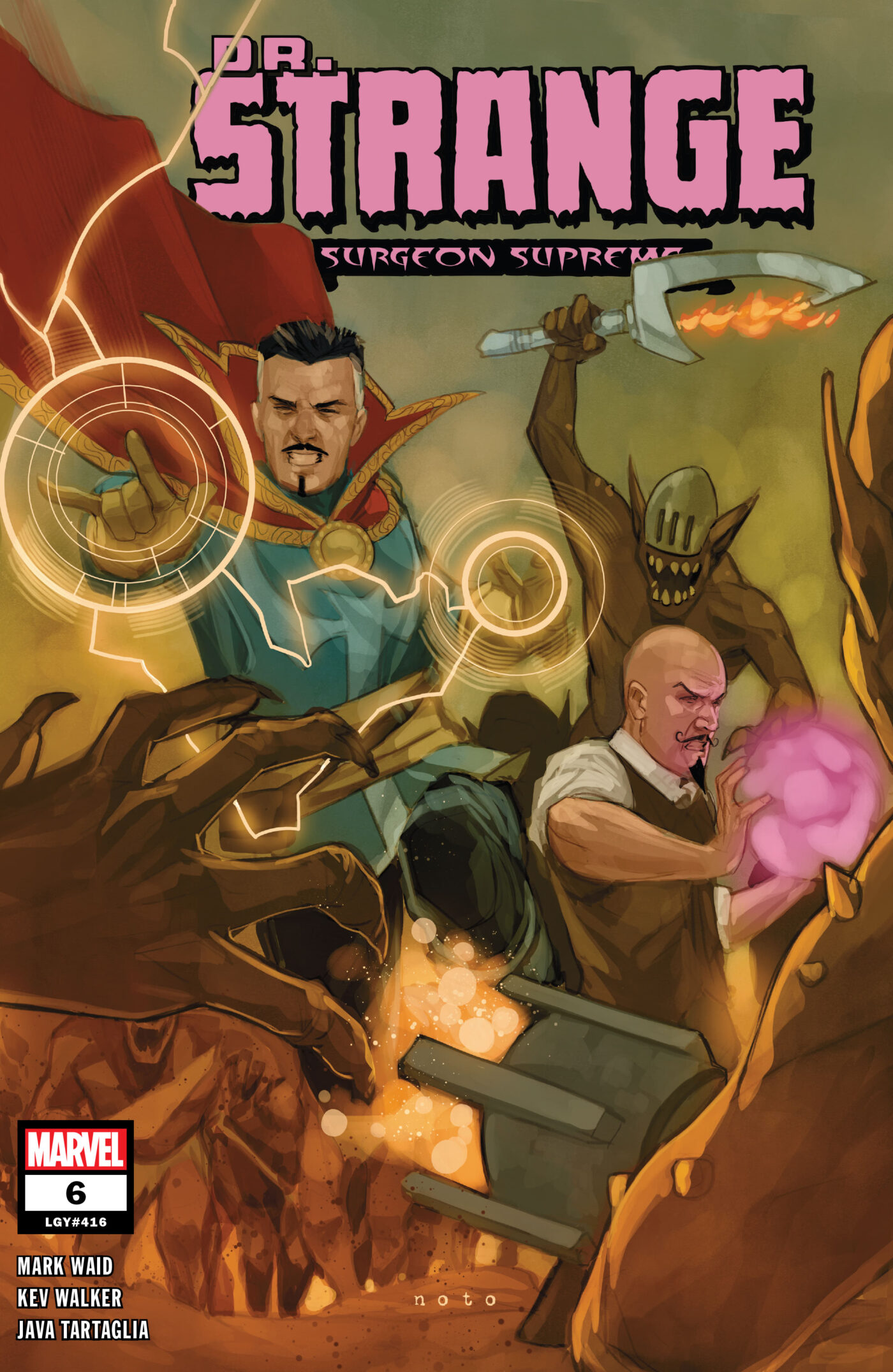 Doctor Strange #6, copertina di Phil Noto