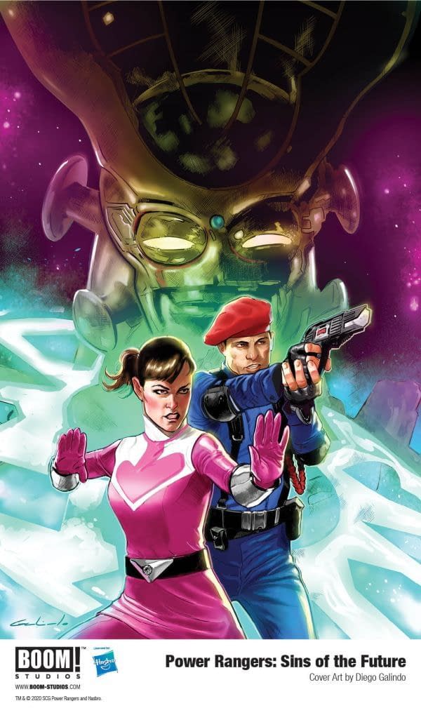 Power Rangers: Sins of the Future, copertina di Diego Galindo