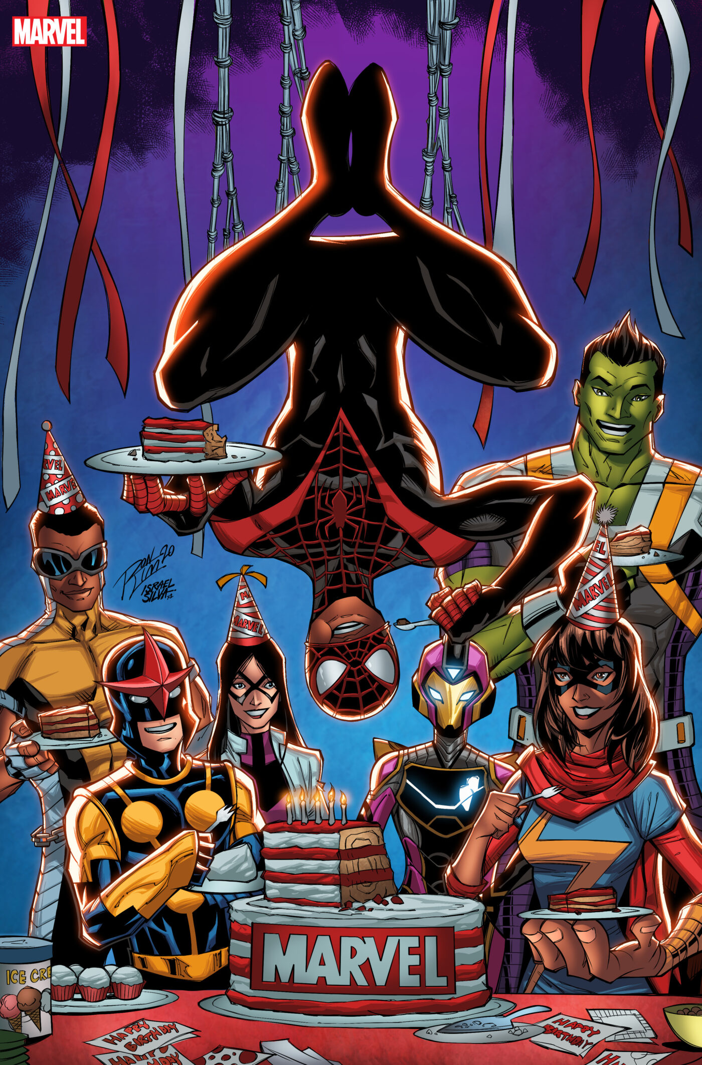 Miles Morales: Spider-Man #18, variant cover di Ron Lim