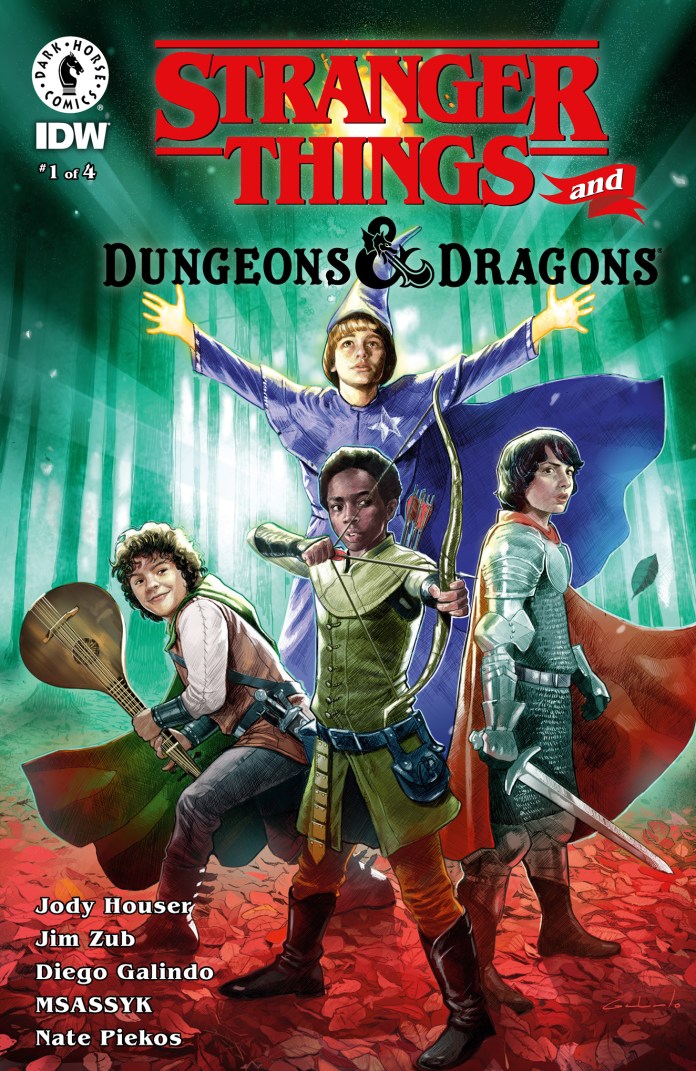 Stranger Things and Dungeons and Dragons, copertina di Diego Galindo