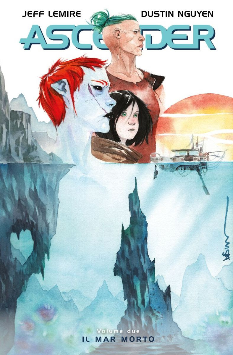 Ascender vol. 2: Il mar morto, copertina di Dustin Nguyen