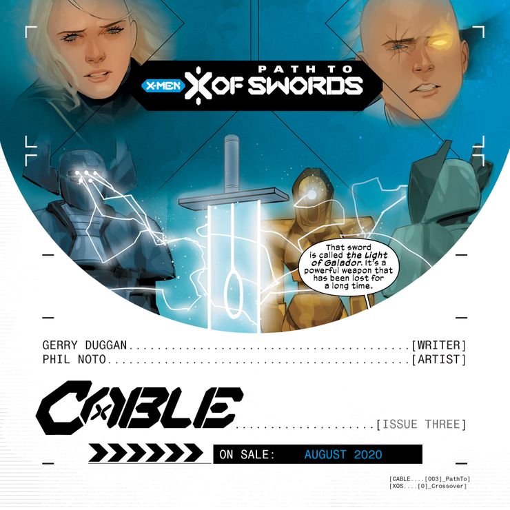 X of Swords, teaser di Phil Noto