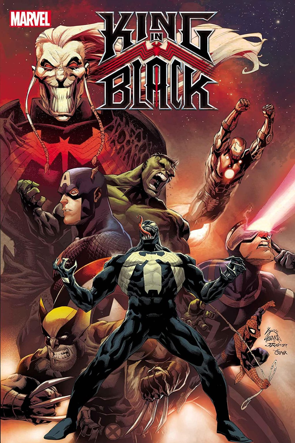 King in Black #1, copertina di Ryan Stegman