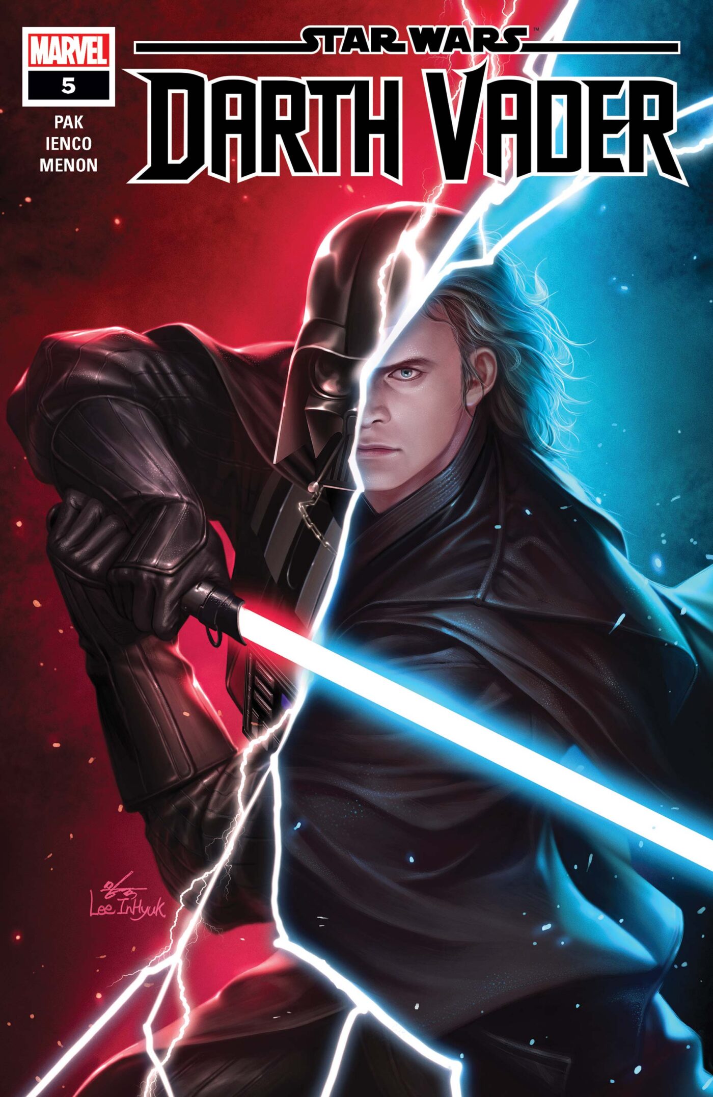 Darth Vader #5, copertina di InHyuk Lee