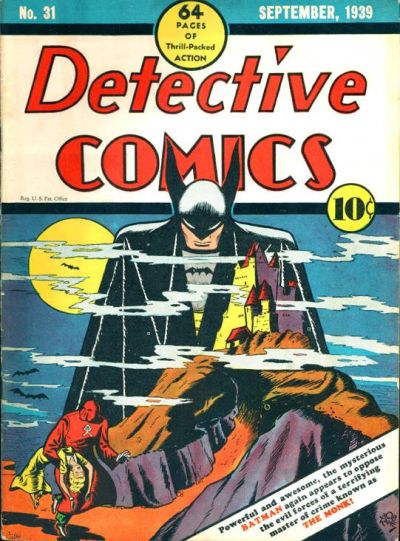 Detective Comics #31, copertina di Bob Kane