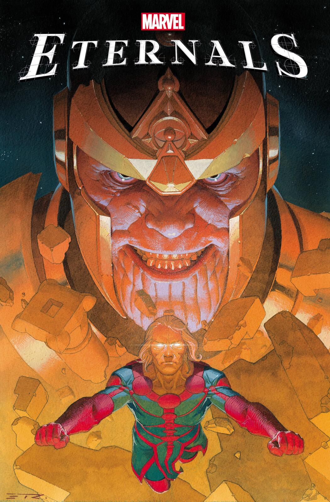 Eternals #2, copertina di Esad Ribic