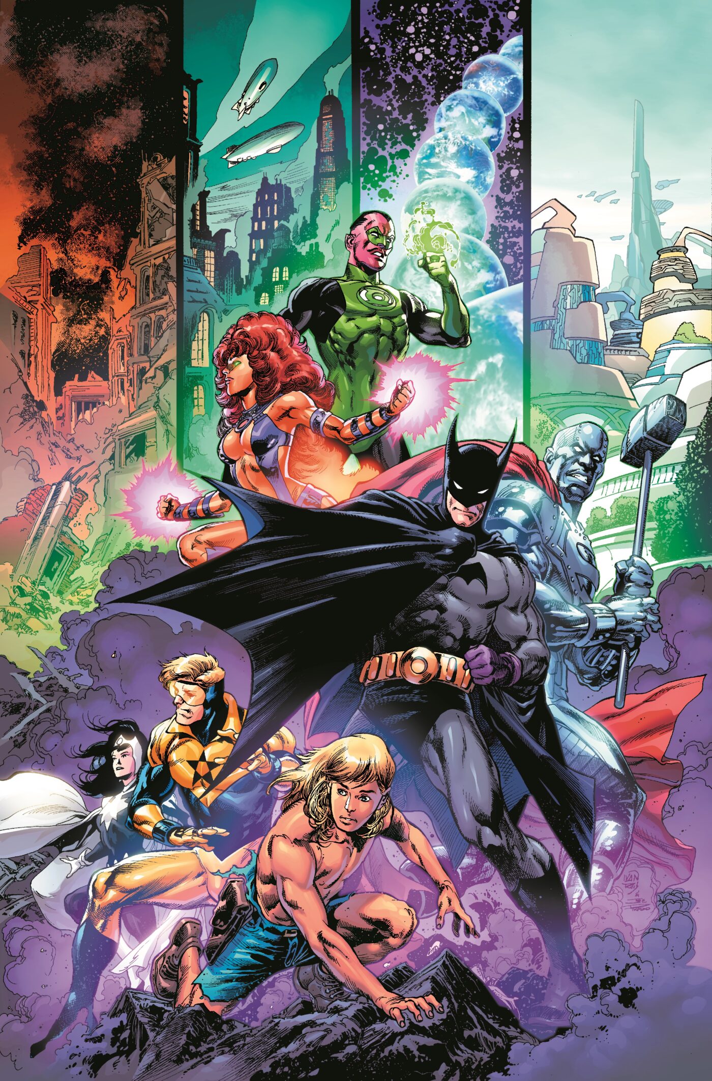 Generations: Shattered, copertina di Ivan Reis