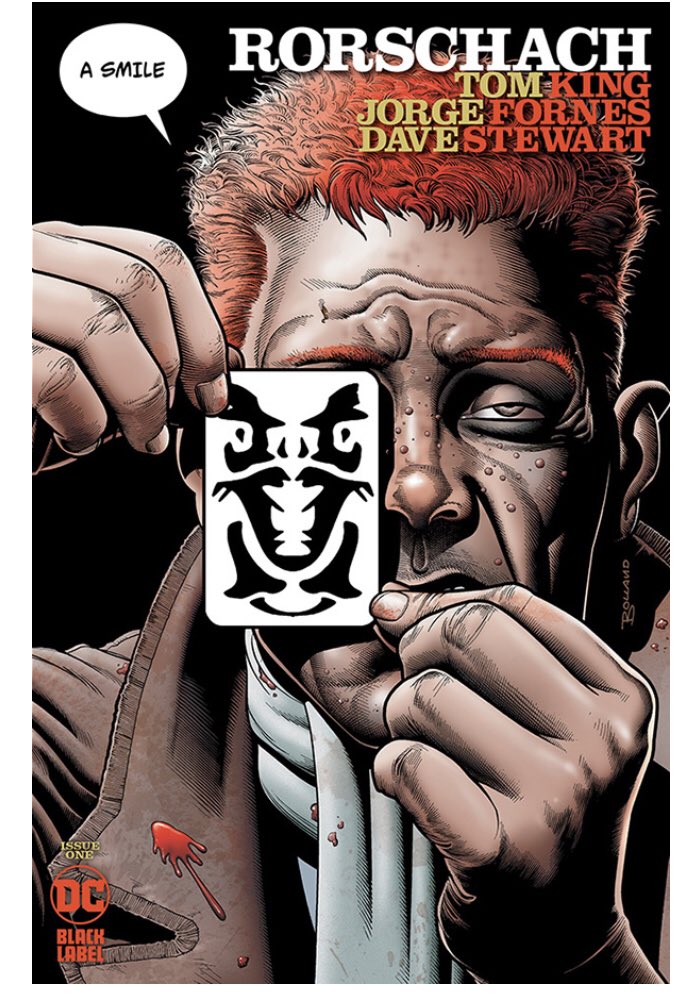 Rorschach #1, variant cover di Brian Bolland