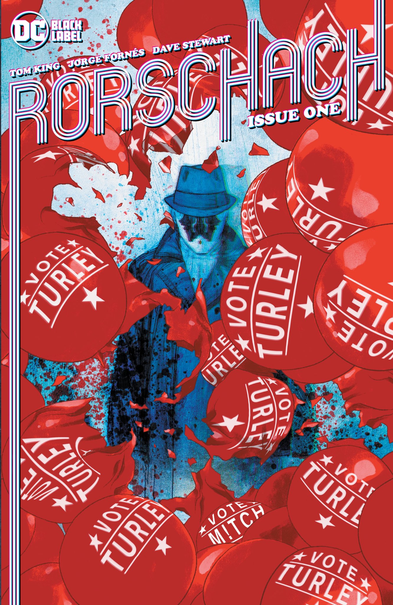 Rorschach #1, variant cover di Mitch Gerads