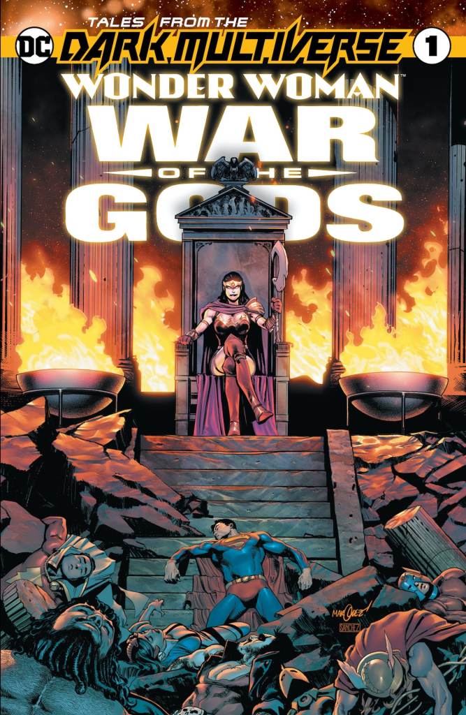 Tales from the Dark Multiverse: War of the Gods #1, copertina di David Marquez