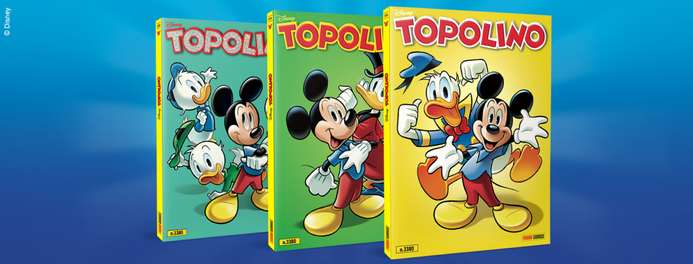 Topolino 3380, le copertine