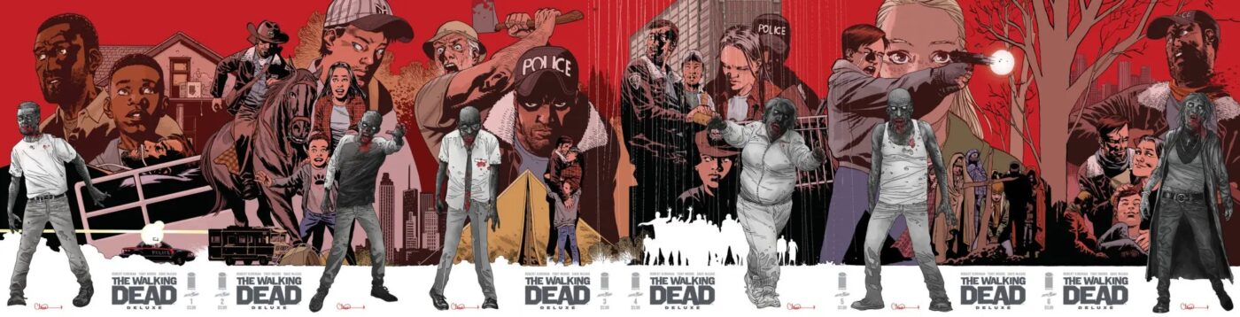 The Walking Dead Deluxe, illustrazione di Charlie Adlard