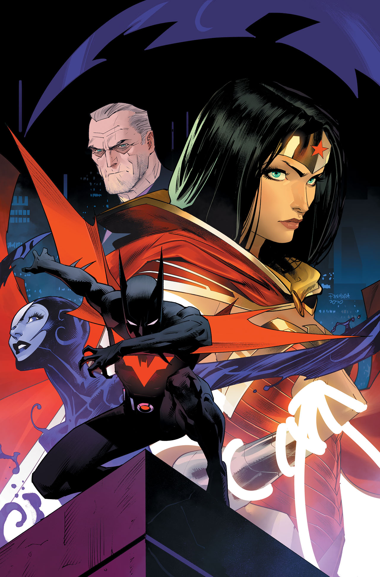 Batman Beyond #50, copertina di Dan Mora